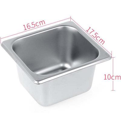 China Easy Top Class 1/6*10cm Gastronorm Containers For Food Ice Cream Fruit Jam And Other Hotel And Restaurant Supplies for sale