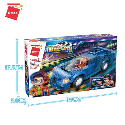 China Wholesale legoing toy Kami GT-16 block model juguetes vehicles toys racing car building block DIY Toy Qman for sale