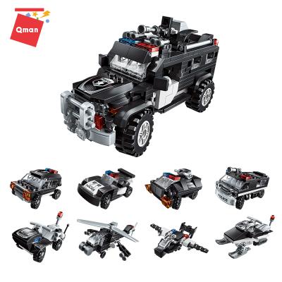 China Construction Toy Fantastic Sale Toy Factory Police Car Building Block Toy Good Big Mini for sale