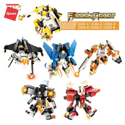 China Star Core Series Building Toy Qman Guardian Transform Battle Robot Building Blocks Compatible Legoing Set for sale