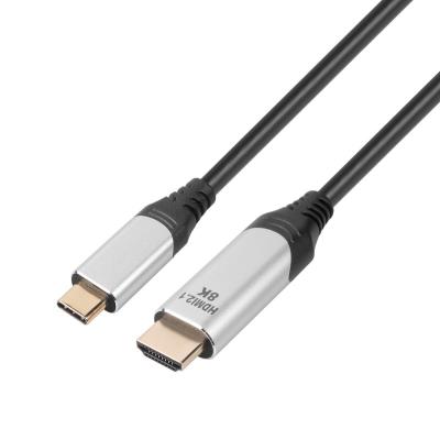 China HDTV 8K UHD 48Gb High Resolution 4K@120Hz USB C 3.1 to Thunderbolt 3 HDTV Cable Type C to HDMI Adapter for iPad for sale