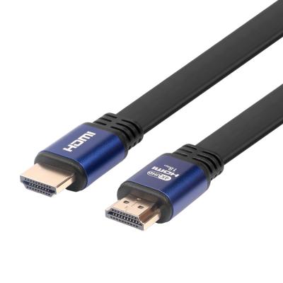 China 4:4 Premium High Speed ​​Metal Shell Support 3D Flat 4K 2160P 1440P 1080P 18Gbps Camera HDMI Cable Metal: 4 For HDTV PS3/4/5 for sale