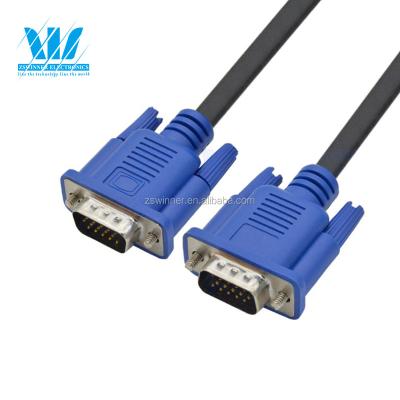 China Best PC Price High Density VGA Cable VGA/DB 15P/RS232 Cable D-SUB Male 15pin to Male. PVC jacket CE FCC Rohs W-3002-4 COAXIAL 5.0mm for sale