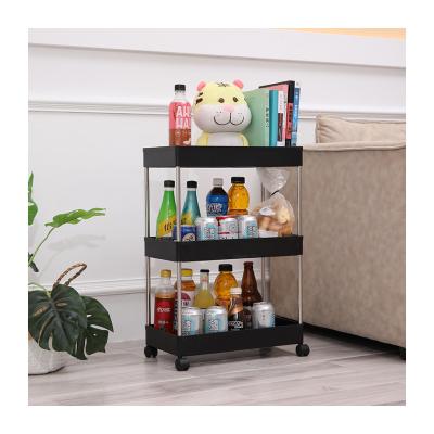 China The Hot Selling Multilayer Rack Stored Household Storage Around The Trolley Cart Kitchen Rack Storage for sale