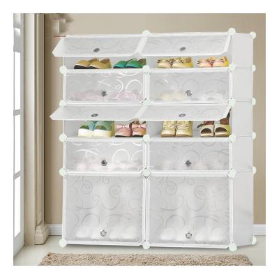 China Household Removable Breathable Modern Storage Strong Dustproof Adjustable Assembly Multi-Layer Plastic Shoe Rack (Waist) Rack Shoe Racks On Sale for sale