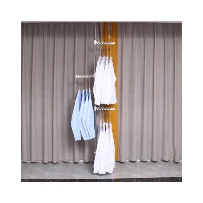 China (Size) 2021 Adjustable Thoughtful Accessories Drying Rack Adjustable Clothes Coat Standing Rack for sale