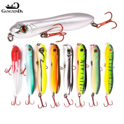 China ABS Plastic New Fishing Lure Whopper Popper Hard GXD Model Bait 10cm 14cm 13g 35g Thruster Fishing Lure for sale