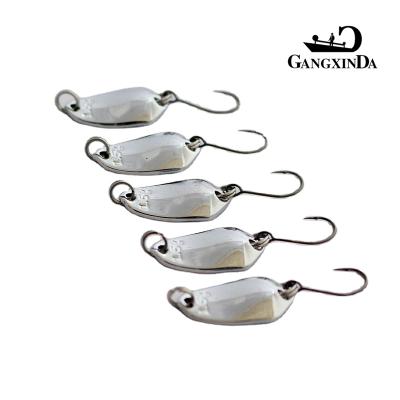 China GXD Wholesale High Quality Eco-friendly 1.5g Metal Fish Spoon Lure for sale