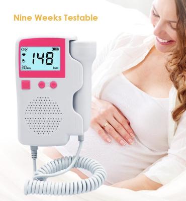 China Medical Equipment Wireless Fetal Baby Homecare Machine Fetal Heart Rate Fetal Doppler Heart Detector Monitoring Medical Equipment for sale