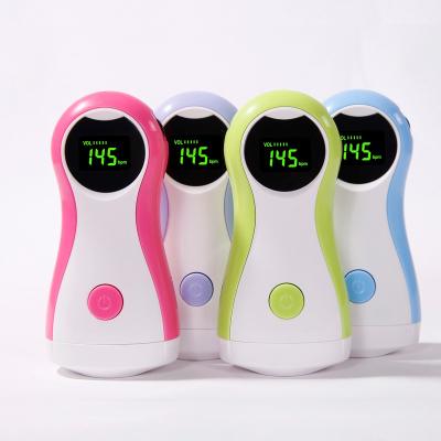 China Clinic and Home Used Fetal Doppler Baby Monitor LCD Display Portable Baby Heart Rate Monitor With Earphone for sale