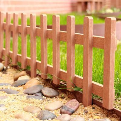 China Teak and Dark Brown Easily Assembled Easily Gathered Mini Portable Picket Fence for sale