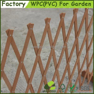 China Easily Assembled WPC (Wood Plastic Composite) Expanding Garden Trellis for sale