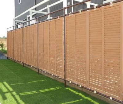 China Easily Assembled Decorative PVC Garden Panel Fence for sale