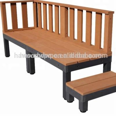 China Patio / Garden / Outdoor Wood Plastic Composite Prefab Modular WPC Deck for sale