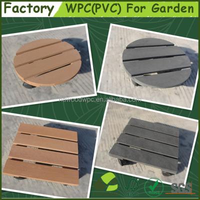 China High Quality Weather Furniture Outdoor Wholesale WPC Wood Plastic Composite Flower Pot Removable Rack for sale