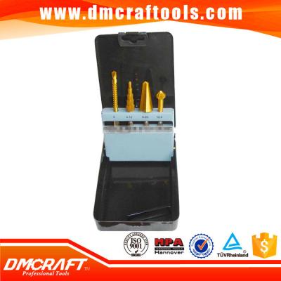 China 4pcs combination HSS step drills set for sale