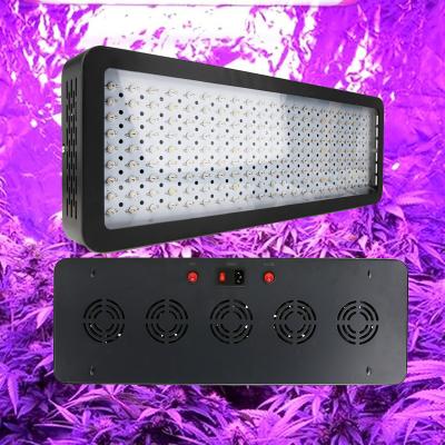 China FLOWER Greenhouse Hydroponic Plant Flowers Planting Full Spectrum Veg&Bloom Double Chips 300w 600w 1000w 1200w 2000w LED Grow Lights for sale