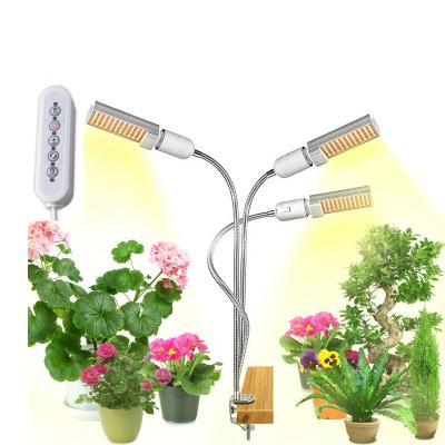 China Seed Leaving For Indoor Plants Hydroponic Greenhouse Led Grow Light Fixture Dimmable Auto On/Off Mix Full Spectrum 132LEDS 68W Led Grow Light for sale