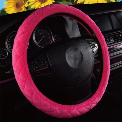 China 16 Inch Eco-Friendly Full Sublimation Silicone Best Heated Steering Wheel Cover for sale