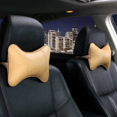 China Custom Professional PVC Leather Car Pillow PVC Car Custom Accessories For Wholesales Car Headrest for sale