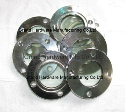 China Compressor Flange Sight windows Nickel Plated,easy to mount on equipment for sale