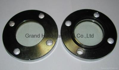 China Flange Sight Window for Bizter compressor fused oil level sight glass supplier and manufacturer Grand-MFG for sale