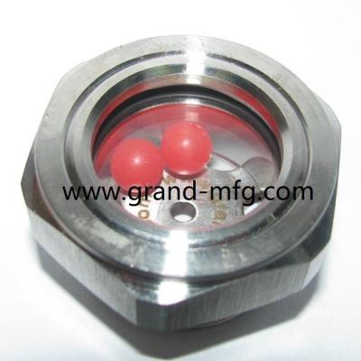 China BSP thread 2 inch stainless oil sight glasses SS304 oil level gauges OEM and ODM service GM-SSN20 GM-SSN114 GM-SSN112 for sale