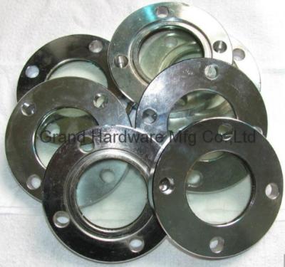 China nickel plated steel flange sight windows,easy to mount on equipment,made in China for sale