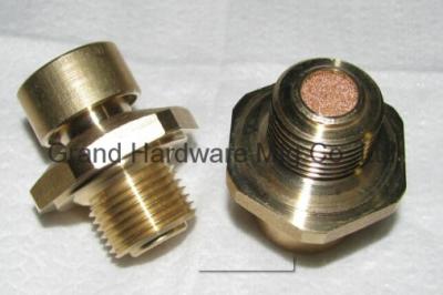 China 3/8 inch brass breather filters (male NPT,BSP,G thread,Metric thread) no finishing,OEM and ODM service for sale