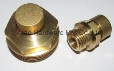 China Metric thread  M10 brass breather vent plug for hydraulic reservoir for sale