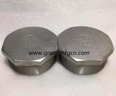 China stainless steel Octagon plug male thread OEM precision machined & turned down parts natural finishing for sale