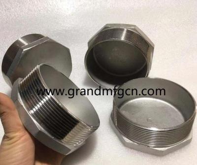 China stainless steel SUS304 hexagon plug SS304 precision turned parts SS304 fitting accessories for sale