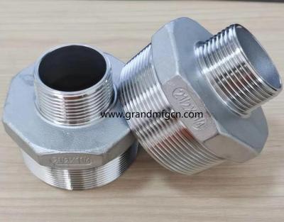 China stainless steel  SUS316 Machined connectors OEM precision turned part accessories MALE THREAD for sale