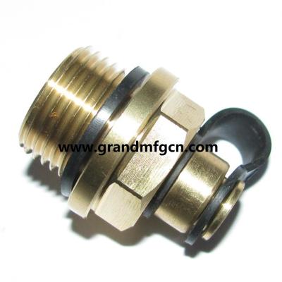 China NPT pipe thread 1/2 1/4 natural brass breather vent plugs valves for compressors gearbox transportation locking seal for sale