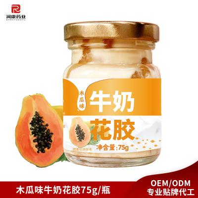 China Papaya Flavored Milk Fish Maw Instant Canned Porridge Promote Metabolism OEM for sale