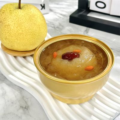 China Sopa de pêra assada com Tremella, alimentos de decompressão curativos, alimentos sazonais e cuidados de velhice são apropriados. à venda