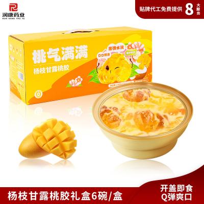 China Cantonese Mango Pomelo Sago Peach Gum Dessert Chinese Sweet Soup FDA Approved for sale