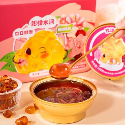 China Rose Peach Gum Fragrant Flowers Portable Cute Gift Box Soft Smooth And Fragrant For All Seasons for sale