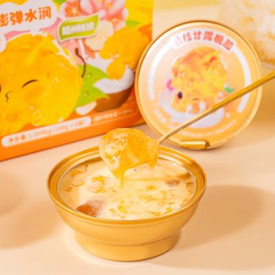 Chine Mango Pomelo Sago gomme de pêche douce et aigre boîte cadeau portable amusante fruité et lisse et délicieux à vendre