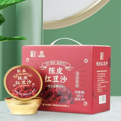 China Chenpi Red Bean Paste Red Bean Paste Instant Desertos tradicionais chineses com baixo teor de açúcar Desertos de ervas de feijão vermelho à venda