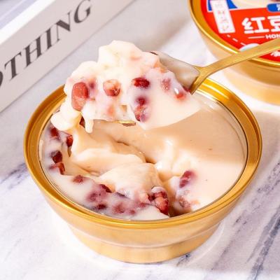 China Instant Red Bean Double Skin Milk Chinese Dessert Healthy Red Bean Dessert Sweet Chinese Pudding for sale