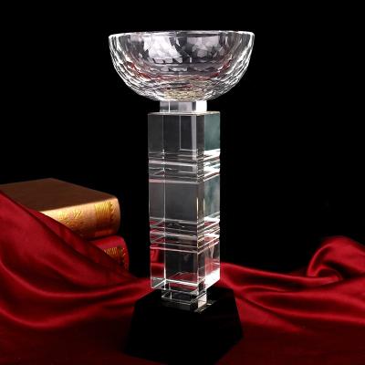 China World High Quality Crystal Bowl Trophy , Competition Award Souvenir for sale