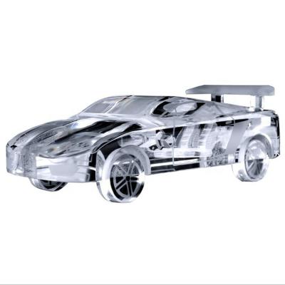 China Europe customized crystal model of the new energy desktop decoration gift custom k9 car sports car model for sale