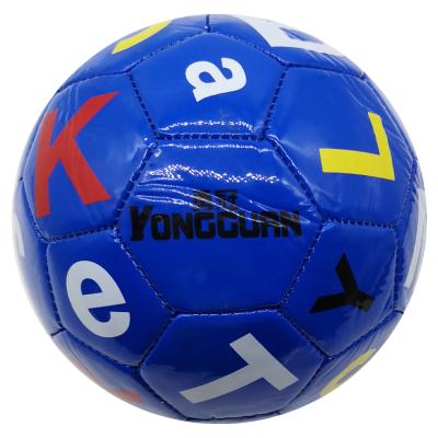 China PVC TPU Football Wholesale Gift Size 2 PVC Soccer Ball Official Manchester Football for sale