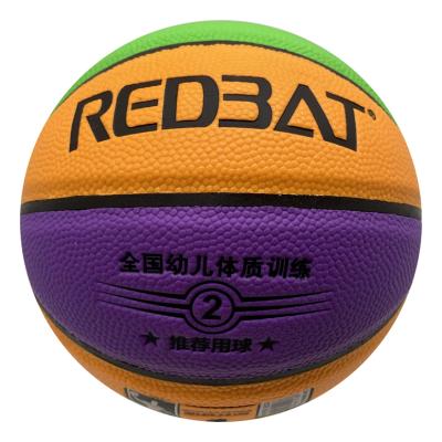 China Children's basketball gift toy basketball mini color children's basketball logo size2 for sale