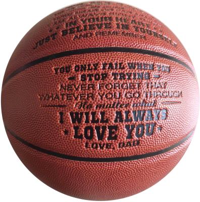 China Customized Gift Deflated Size 7 PU Wholesale Basketball for sale