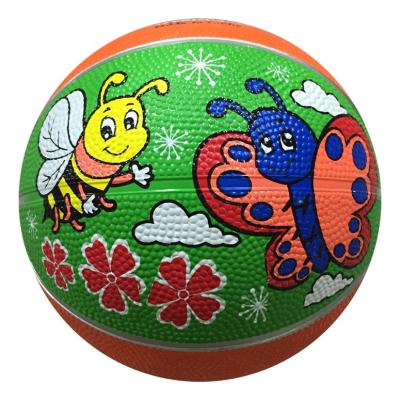 China Free Sample Classic Custom Brand Basketball Rubber Basketball Ball for sale