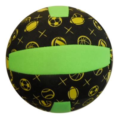 China Beach Playing Factory Bargain Price Neoprene Volleyball Beach Playing Beach Ball, Rubber Ball Bladder 1pc/pp Bag Silkscreen 1/2/3/4/5 for sale