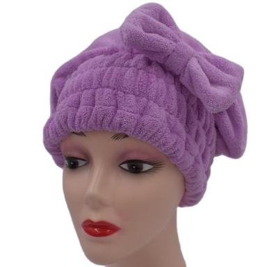 China Kid Safe Quick Dry Microfiber Towel Hair Salon Turban Wrap for sale