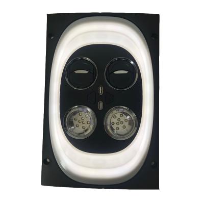 China Universal Manufacturer OEM Bus Parts Custom Auto Air Vent Reading Ceiling Lamp for sale